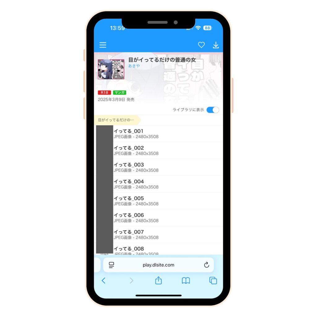 目がイってるだけの普通の女 購入証拠
