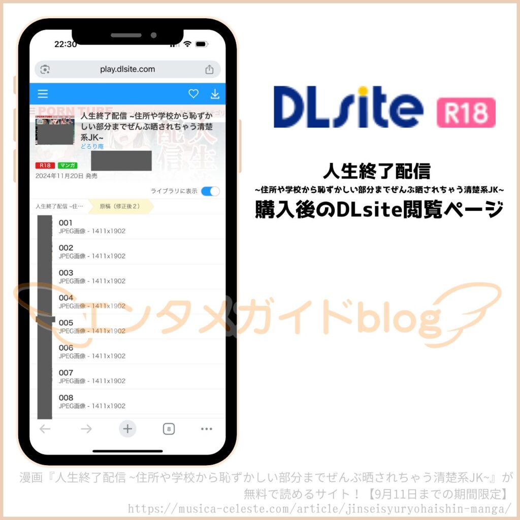 人生終了配信 ~住所や学校から恥ずかしい部分までぜんぶ晒されちゃう清楚系JK~ 購入証明
