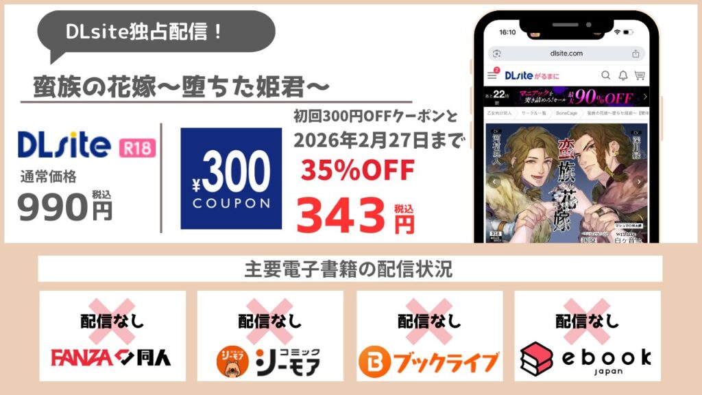 蛮族の花嫁～堕ちた姫君～ 無料