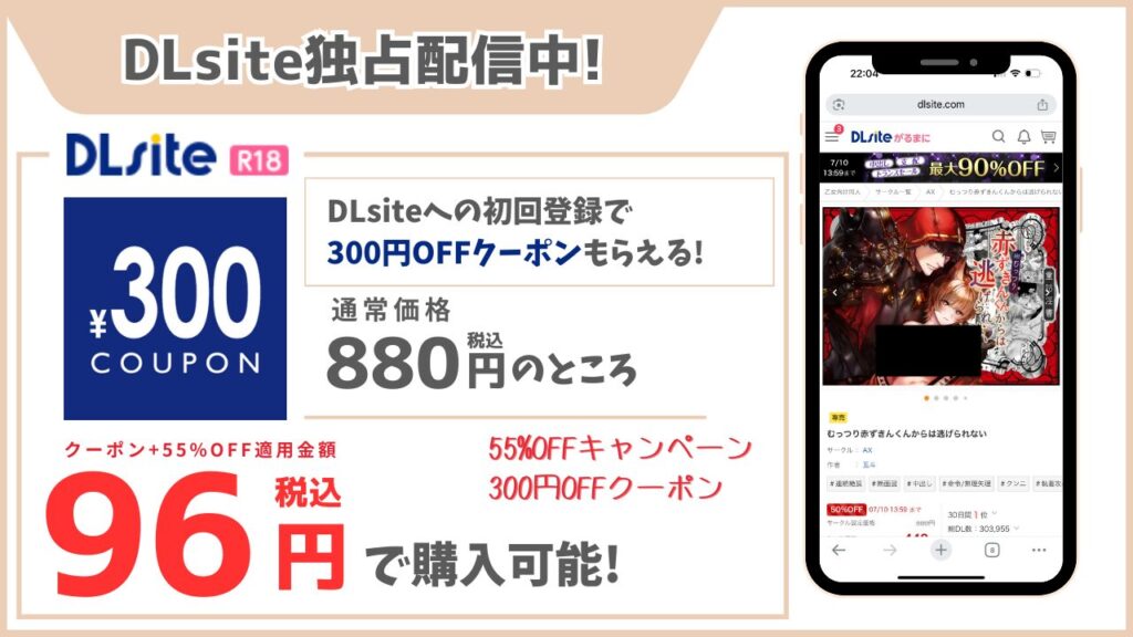 むっつり赤ずきんくんからは逃げられない DLsite 96円