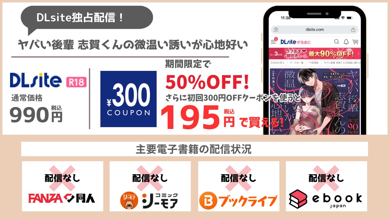 ヤバい後輩 志賀くんの微温い誘いが心地好い 無料