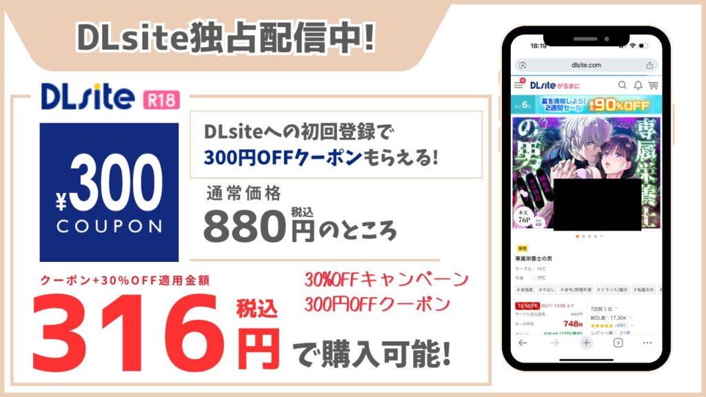 専属栄養士の男 DLsite