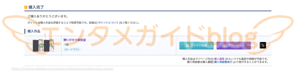 願いが叶う保健室 購入証明